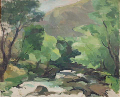 River shown in an interior setting